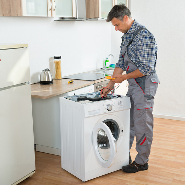 can you walk me through the steps of troubleshooting my washer issue